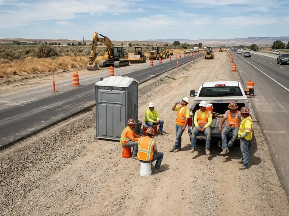 highway-road-construction-crew-007 — frequently asked questions, Porta Potty and Restroom Rentals in Lakeside, MT